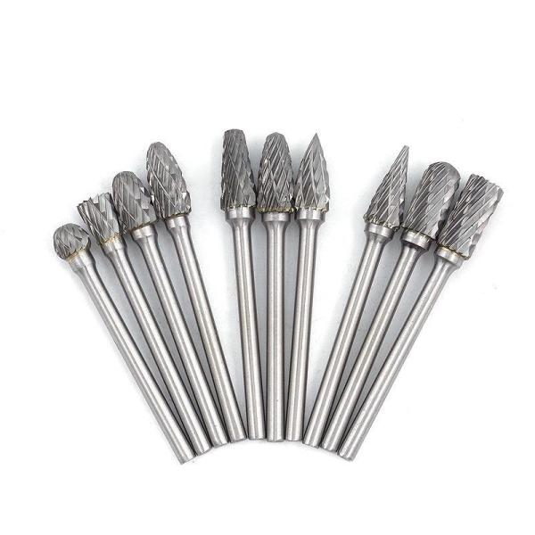 Customized Request Unicolor Tungsten Rotary Carbide Burrs for Sc Cylinder Shape
