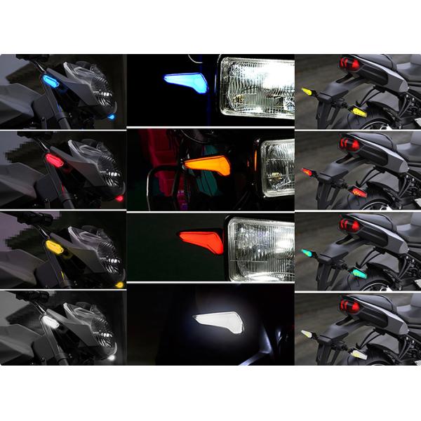 Universal 12V Motorcycle Water Lamp Blinker Turn Signal Light with Flashing Indicator