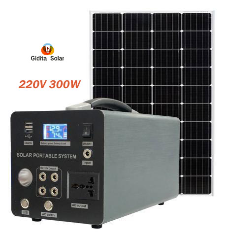 Wholesale Outdoor Camping Generator 300W Solar Portable Power Station with LCD Display
