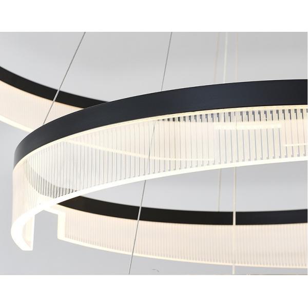 Beautiful Translucent Living Room Dining Room Chandelier Two Ring Study Bedroom Acrylic Chandelier