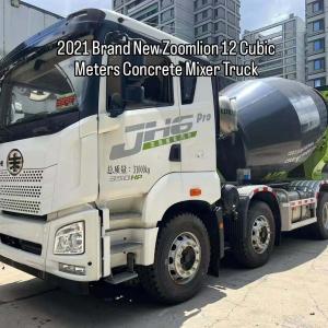 2021 Zoomlion 12m3 Diesel Concrete Mixer Pump Truck