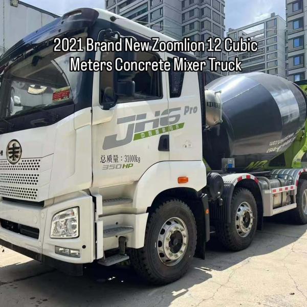 2021 Zoomlion 12m3 Diesel Concrete Mixer Pump Truck