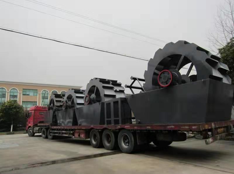 20-60t/h Water Consumption Wheel Sand Washer for in Various Industries