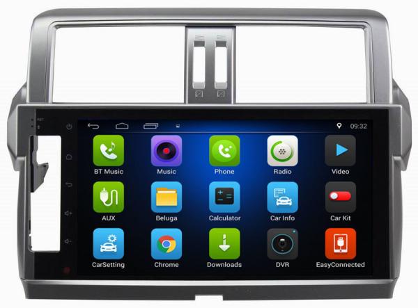 Ouchuangbo car touch screen radio android 8.1 for Toyota Prado 2014 with USB SWC 1080P Video Blluetooth gps navigation
