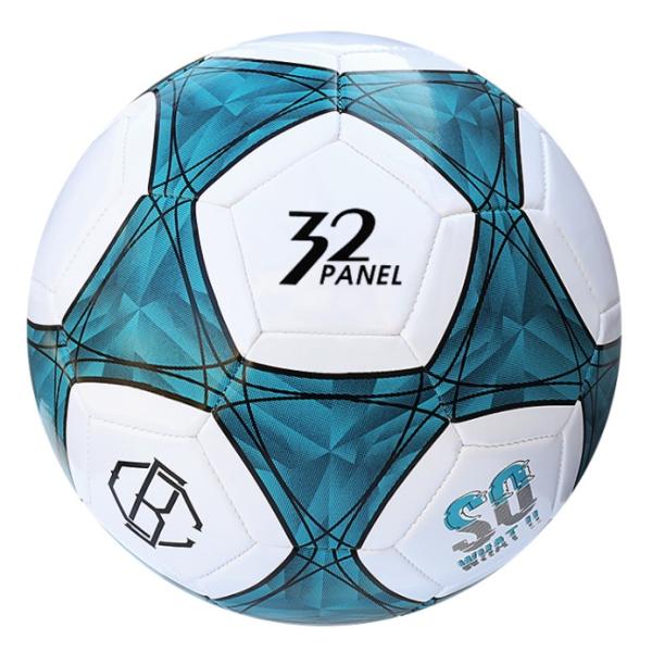 Custom Logo PVC Machine Sewn Training Soccer Ball Size 5 Official Football with Design