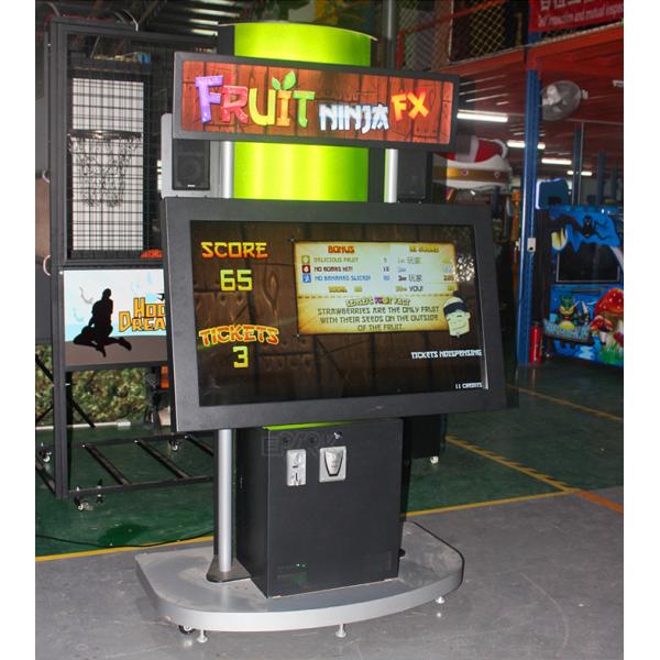 CE Amusement Game Machines 46 Inch Video Somatosensory Cutting Fruit Lottery Game Machine