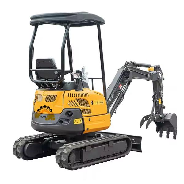 Fully Hydraulic 15HP EPA Towable Backhoe Excavator with Shovel/Ditch Finger/Log Thumb