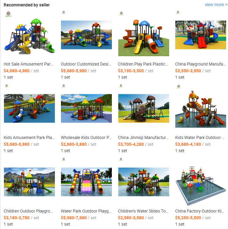 Creative Small Playground Set Preschool Outdoor Playground For Open Spaces
