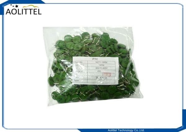 Silicone Coated Informing Degaussing PTC Thermistor MZ71-18RM AC270V 14mm 18Ohm TC 60C For Color TV