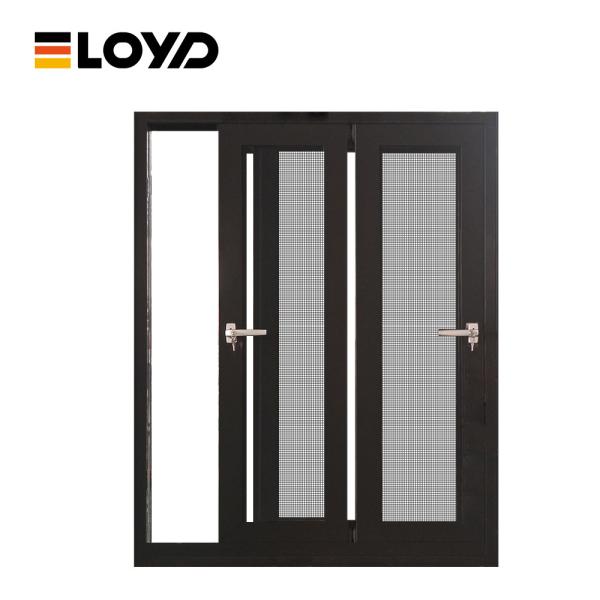 Ventana corredera de aluminio con unión sin costura