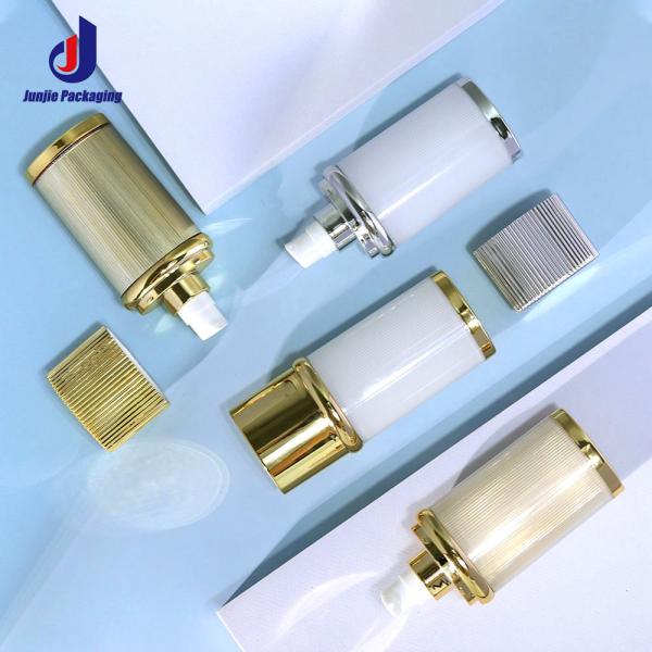 Acrylic Essential Oil Packaging Bottles 30ml 50ml Plastic Spray Bottles For Sunscreen / Essence / BB Cream