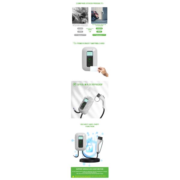 E-mingze Fast Charging Type 2 11KW/16A 3 phase Mode 3 Smart Charging Ev charger