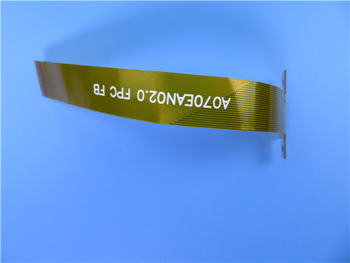 Cu 35um PCB гибкого трубопровода Polyimide 0.15mm двойной, который встали на сторону поверхностный