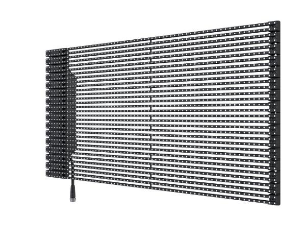Outdoor Wall P10 LED Mesh Screen 16mm RGB SMD For Advertising