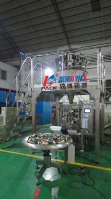 Pasta gusset bag weighing and packing machine