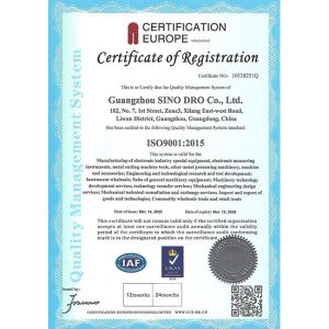 Guangzhou Sino International  Trade Co.,Ltd Certifications