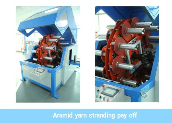 120mpm Breakout Fiber Optic Cable Production Line Cage Stranding Type