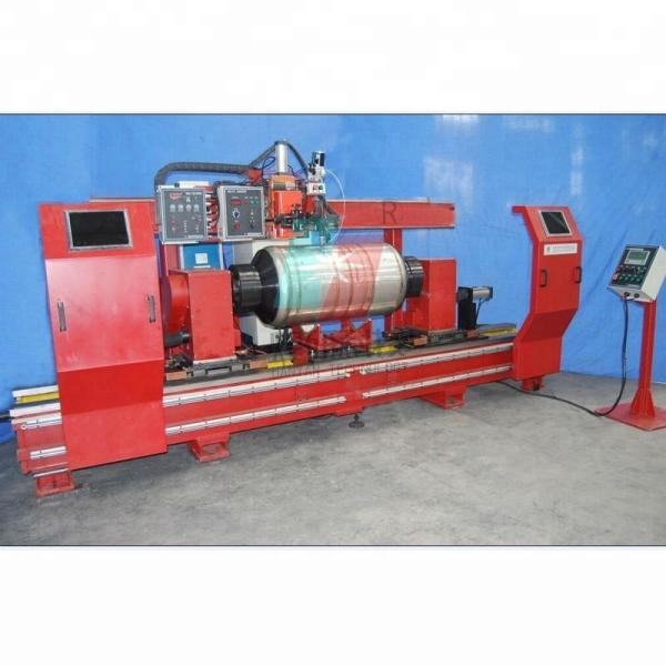 TIG MAG MIG ETC  Water Tank Welding Machine Longitudinal / Circumferential Seam Welder 2000kg