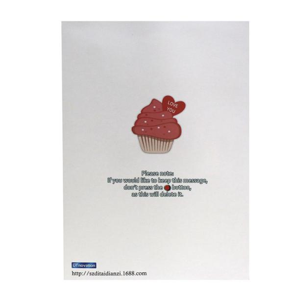 Voice Recordable Greeting Cards Christmas Art Paper Musical Gift Cards