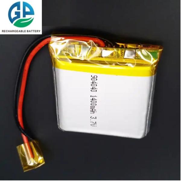 UN38.3 Certified 1400mAh LiPo Battery Pack KC CB IEC62133 Approved Rechargeable Lithium Polymer Battery