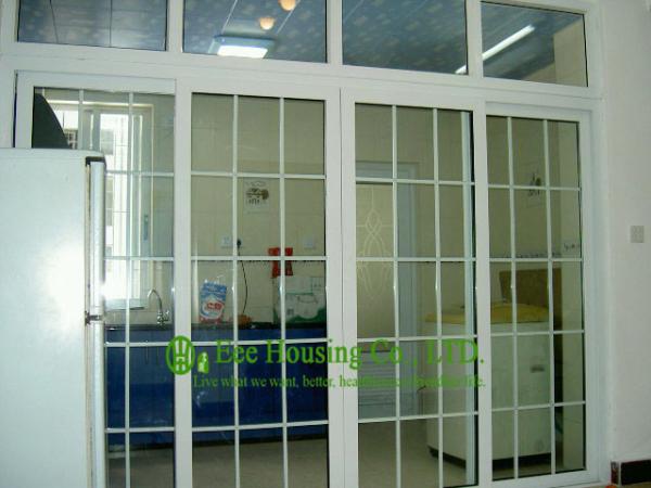Grilled Design UPVC Sliding Door For Residential,Double Glazed Vinyl Sliding Door for sale