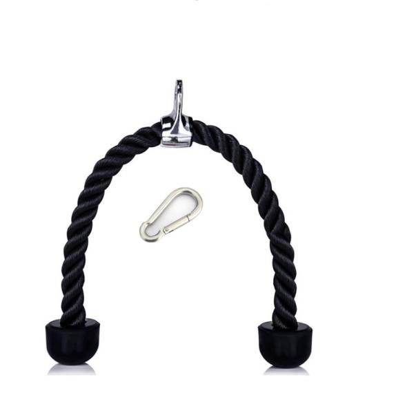 Biceps triceps pull-down training rope fitness double-headed rope, Abdominal Crunches Cable