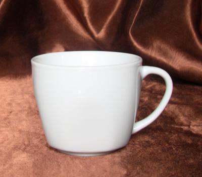 superwhite fine quality   porcelain square  feet coffee cup/220ml/tea set /cup with saucer