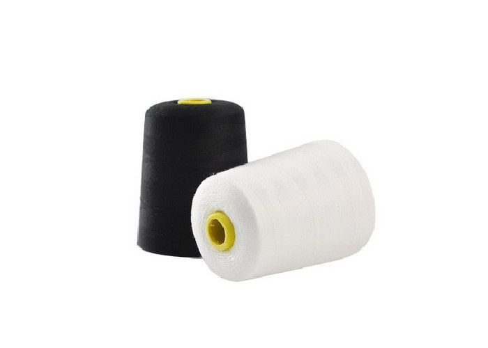 Dyed High Tenacity 40s / 2 Core Spun Polyester Sewing Thread Anti - Pilling
