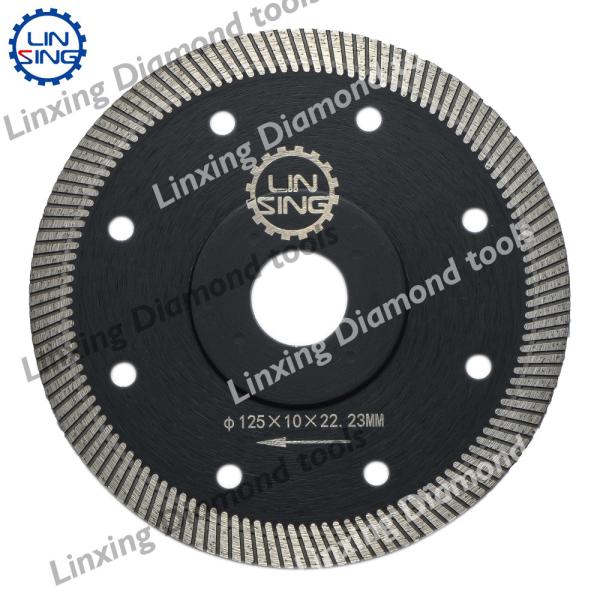 6 1/2 polegadas comprimento da lâmina Diamante malha Turbo Cutting lâmina disco para tarefa pesada e corte