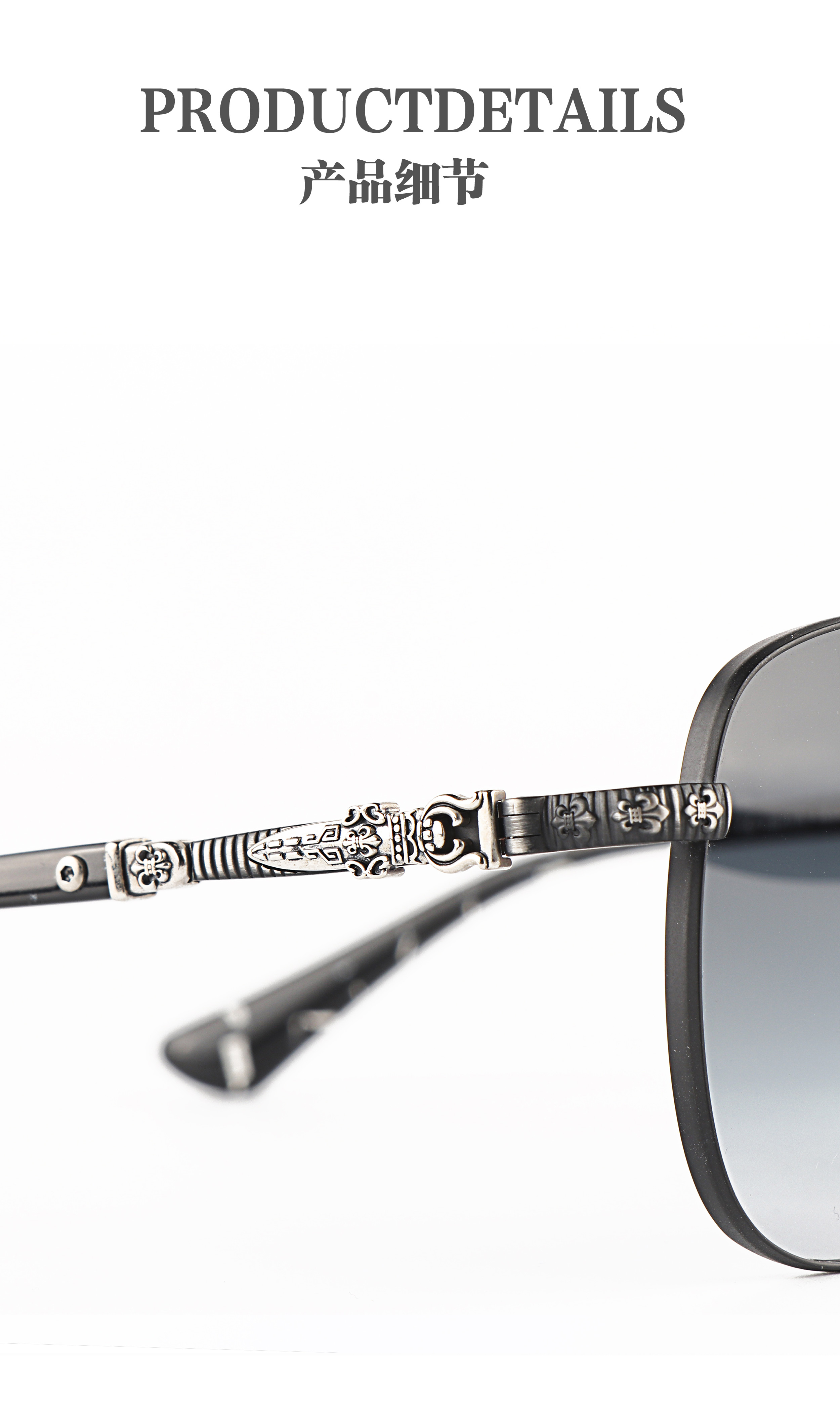 2026 Wholesale Design Titanium Unisex Sun Glass Cycling Men Women Vintage Lightweight Temple Sunglasses Customizable Side logo