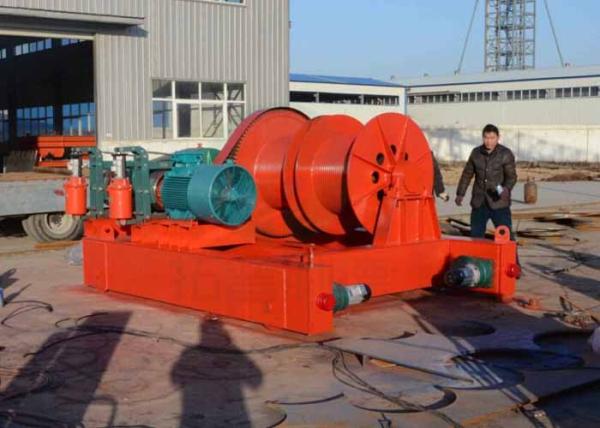 cargo lifting and pulling horizontal electric wire rope winch machine
