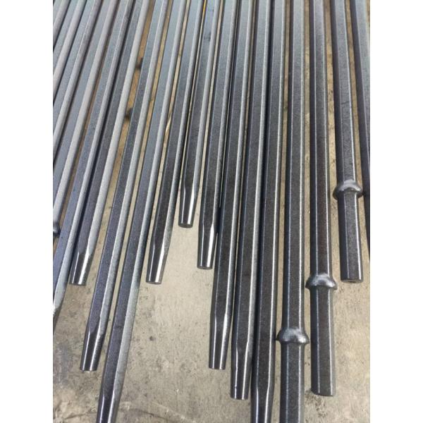 Tubo de taladro afilado de acero H22 11 tipo de mano de la caña de barrena de la roca del grado 22mm*108m m