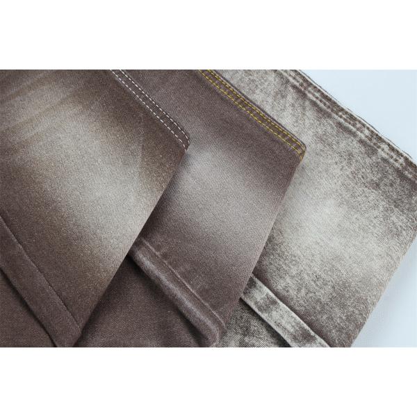 Tissu en denim super brun pour les femmes Jeans homme bas prix compétitif de la ville de Foshan Chine