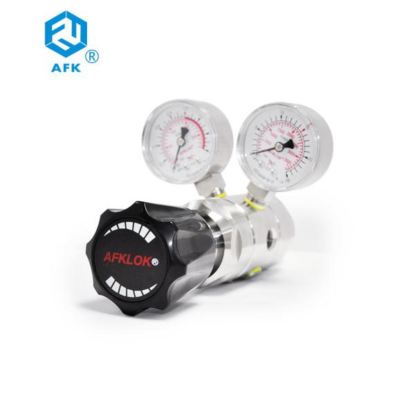 AFK R31 25MPa High Pressure Gas Regulator For Helium Chlorine Ammonia Argon Nitrogen