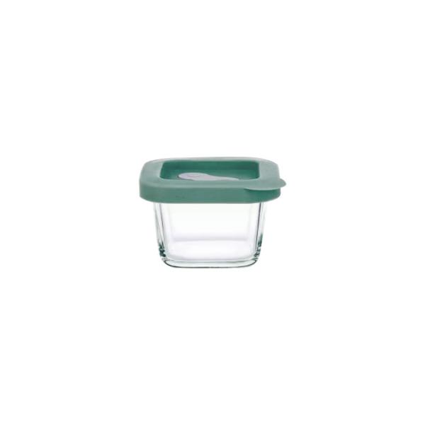 Mini récipient alimentaire en verre avec différents couvercles