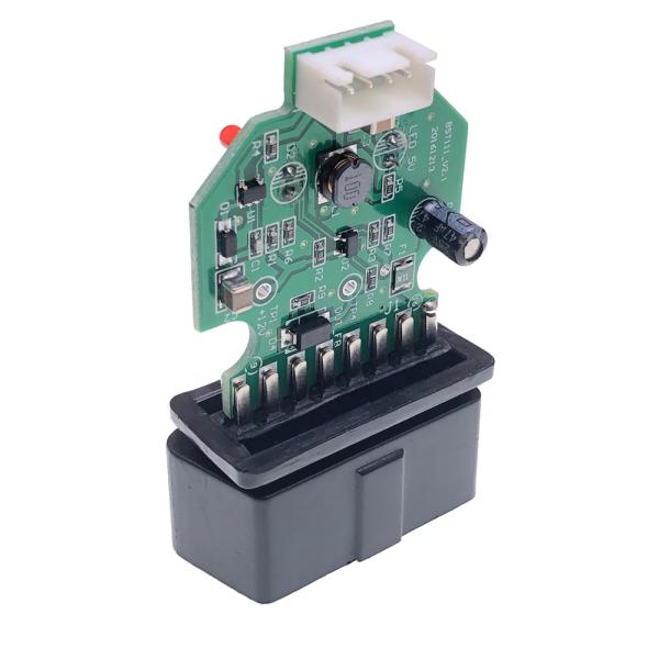 OBD Connector 90 Degree 16Way OBD2 Tools for Vehicle Diagnostic Tools 12V