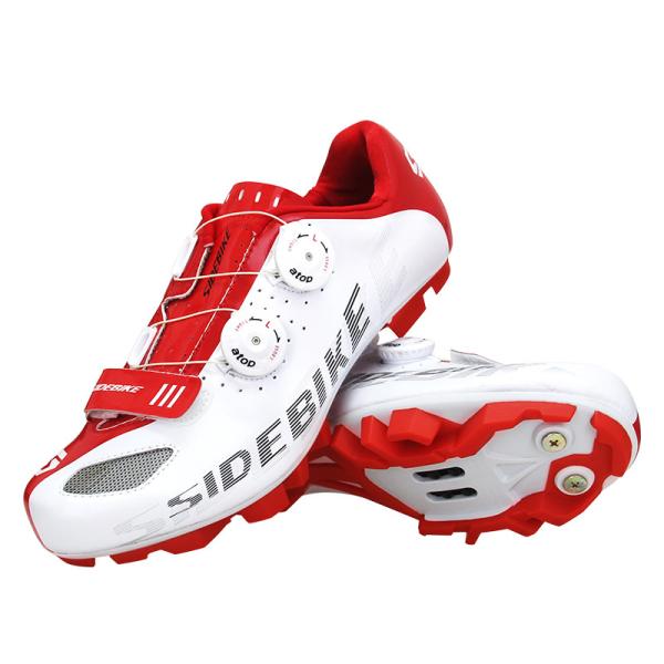 Stylish Clipless Pedals Cycling Shoes / Atop Dials Adjustable SPD Pedal Bike Shoe