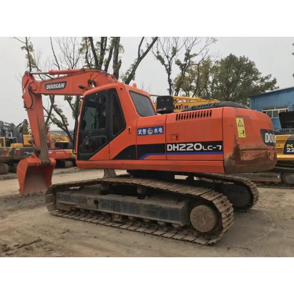 Использованный экскаватор Doosan 220 для дорожного строительства подержанный гидравлический экскаватор