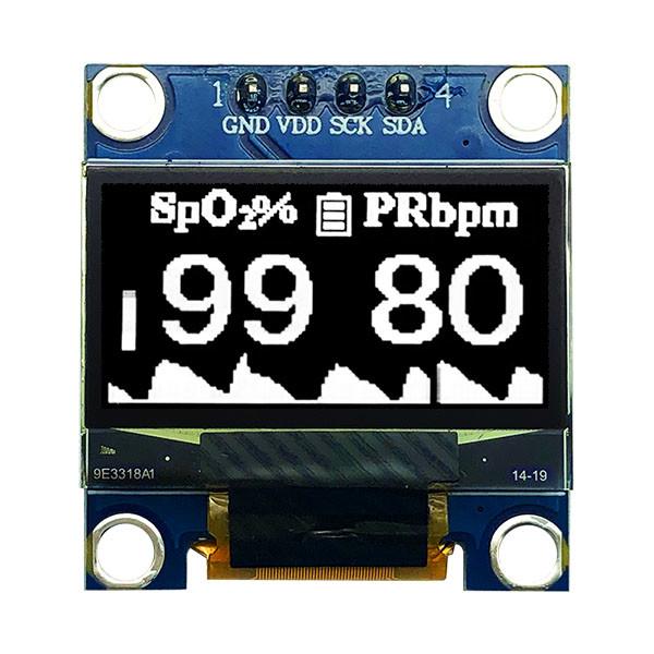 0.96インチ OLEDディスプレイモジュール - 128x64 I2C, 黄色+青, 4-ピンヘッダー 最安値 アメリカ