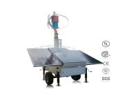 système de turbine de vent solaire de générateur de 600W Maglev avec 6 à 9 mètres de mât télescopique