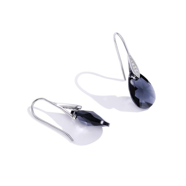 Серьги ювелирных изделий длинного крюка стерлинговые серебряные