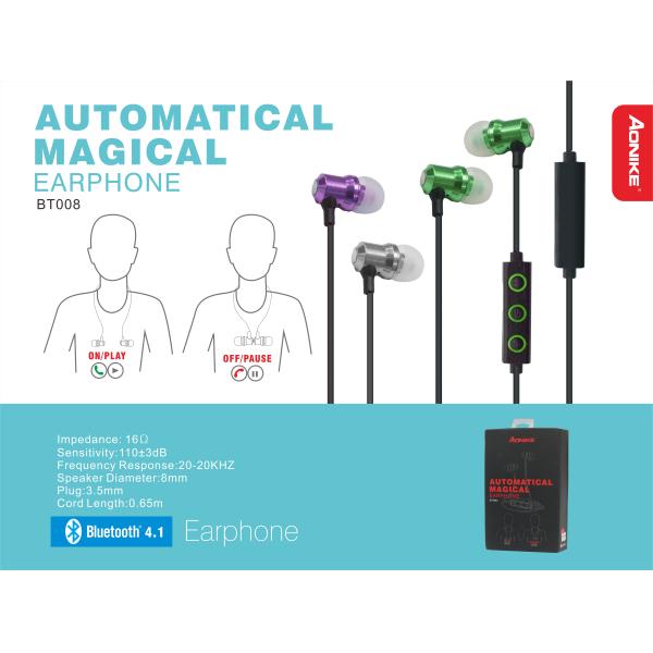 магнитные наушники Bluetooth спорта 110dB