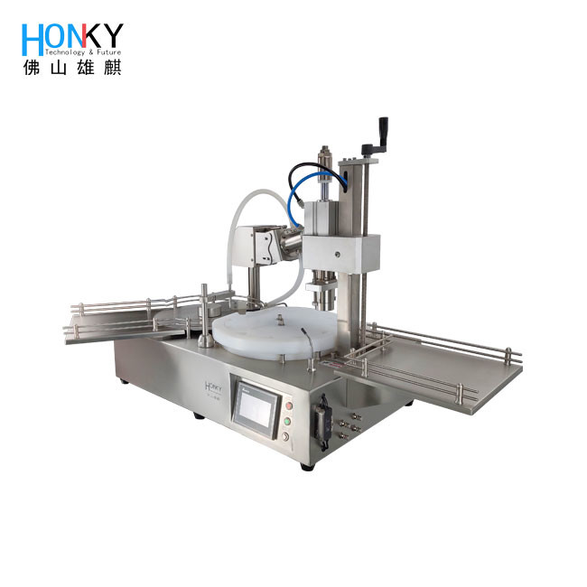 Настольный 10-25 мл Essential Vape Oil Filling Machine 25BPM для никотинового вейпового масла