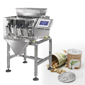 Linear Weigher Packaging Line Automatic Rice Sugar Salt Bean Packaging Machine