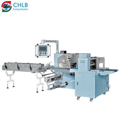 PLC Control 40 m/min Fresh Instant Noodle Flow Packaging Machinery