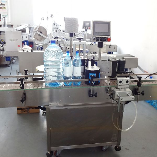 Self Adhesive Bottle Vial Automatic Labeling Equipment Printer Applicator For Flat Surface