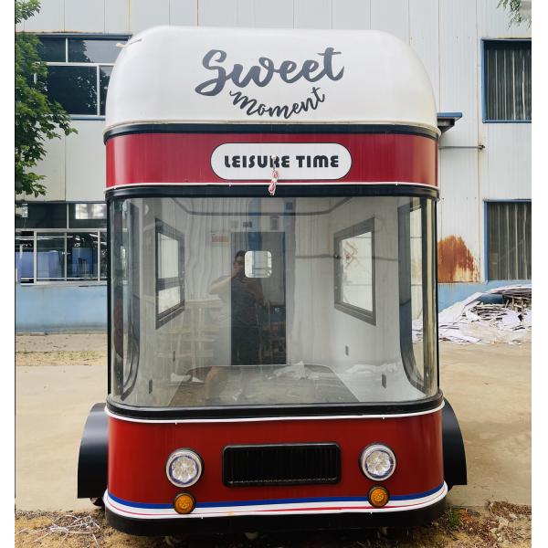 After Service Online support Customized Ice Cream Mobile Beer Tow Bus Truck Trailer Cart