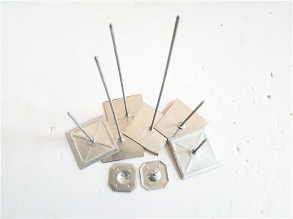 2.7mm X 70mm Self Stick Rock Wool Pins 50 X 50 Mm Base For Dusting