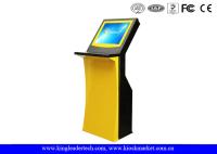 Kiosque élégant 19Inch d'écran tactile de service d'individu pour la vérification des informations d'aéroport