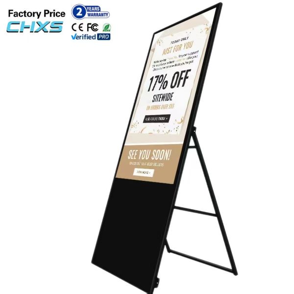 CHXS HD LCD Digital Poster Signage for Advertising 32 43 49 55 65 Inclusive for Shopping Malls Retail Stores and Elevators